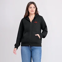 Women's Black Formula 1 Primary Full-Zip Hoodie
