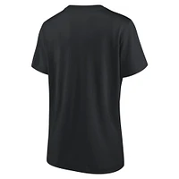 T-shirt noir avec logo principal de Formule 1 pour femme