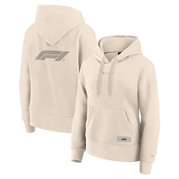 Sweat à capuche ton sur subtil pour femme de la collection Crème Formula 1 Elements Future Ground