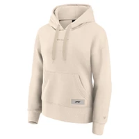 Sweat à capuche ton sur subtil pour femme de la collection Crème Formula 1 Elements Future Ground