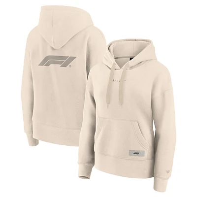 Sweat à capuche ton sur subtil pour femme de la collection Crème Formula 1 Elements Future Ground