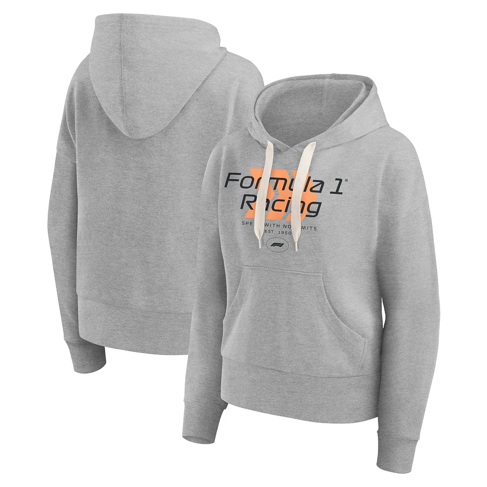 Sweat à capuche gris pour femme Formula 1 Beach House Rebel