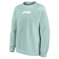 Sweat-shirt vert Formula 1 Merchandise Mono Crest pour femmes