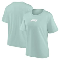 Women's Green Formula 1 Merchandise Mono Crest T-Shirt