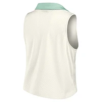 Women's White Formula 1 Studio Wellness V-Neck Tank Top