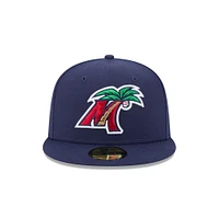 Men's New Era  Navy Fort Myers Mighty Mussels Theme Nights 59FIFTY Fitted Hat