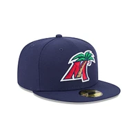 Men's New Era  Navy Fort Myers Mighty Mussels Theme Nights 59FIFTY Fitted Hat