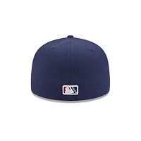 Men's New Era  Navy Fort Myers Mighty Mussels Theme Nights 59FIFTY Fitted Hat