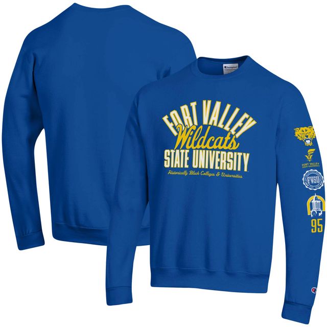 Sweat-shirt Champion Royal Fort Valley State Wildcats 2-Hit Powerblend pour homme