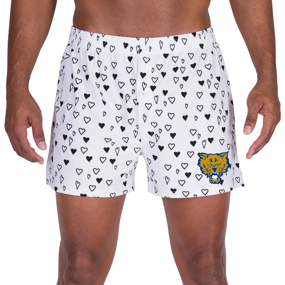 Lids Fort Valley State Wildcats Concepts Sport Epiphany Allover Print Knit  Boxer Shorts - White