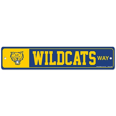 Panneau de signalisation WinCraft Fort Valley State Wildcats 3,75'' x 19''