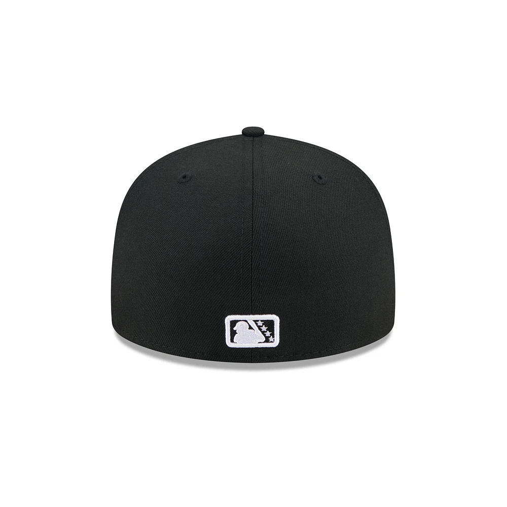 Casquette ajustée 59FIFTY noire New Era pour homme, thème Fort Wayne TinCaps, soirées