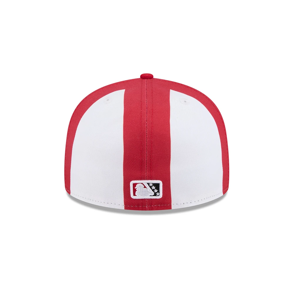 Casquette ajustée 59FIFTY pour homme New Era Red Fort Wayne TinCaps Theme Nights