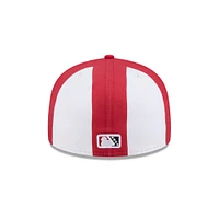 Casquette ajustée 59FIFTY pour homme New Era Red Fort Wayne TinCaps Theme Nights