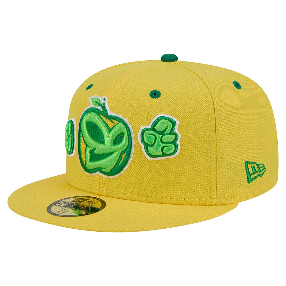 Casquette ajustée jaune Fort Wayne TinCaps Copa de la Diversión 59FIFTY New Era pour homme