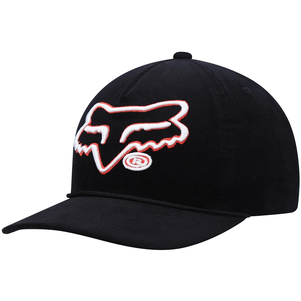 Casquette Snapback Brossée Black Fox Racing Homme