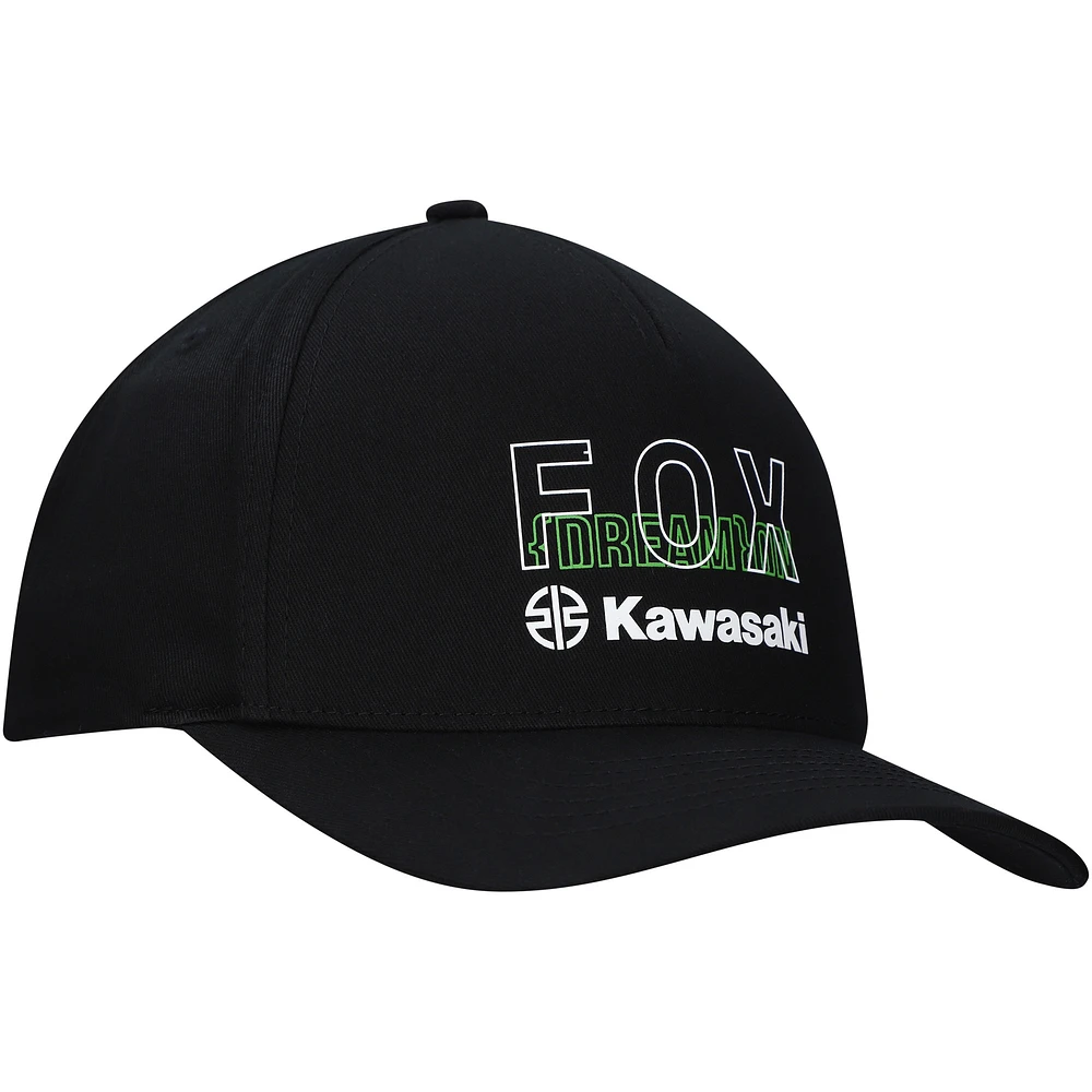 Casquette Flex Black Fox x Kawasaki pour homme