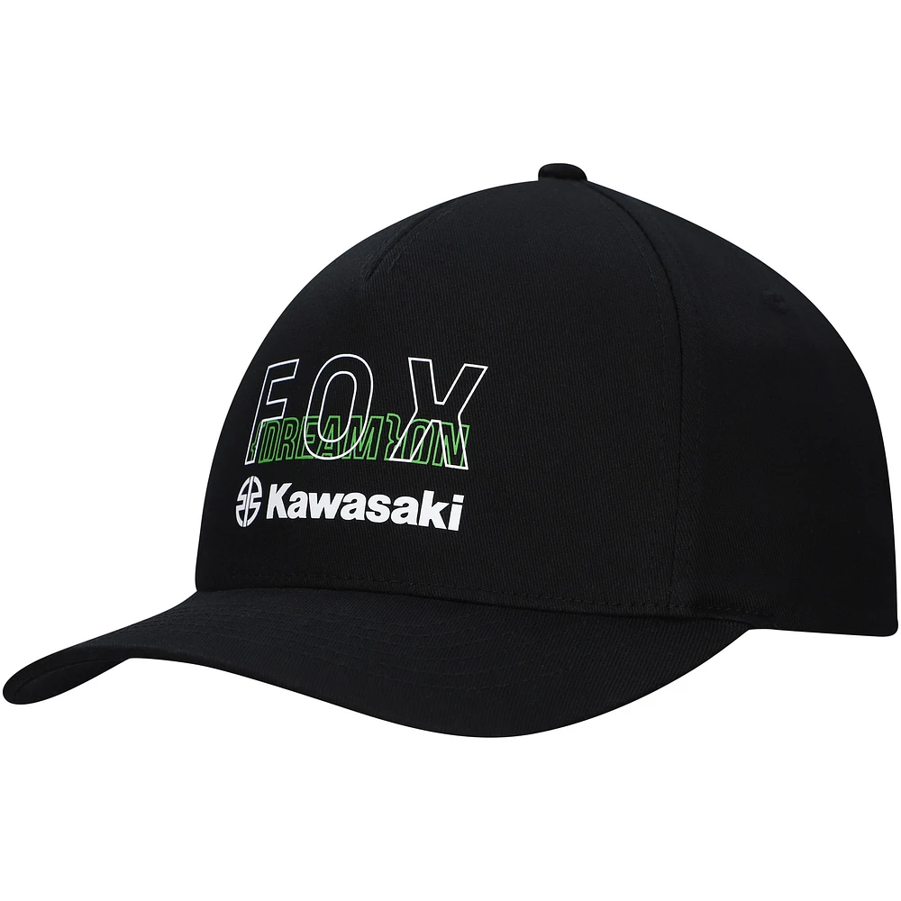 Men's Black Fox x Kawasaki Flex Hat