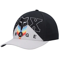 Men's Fox Black/Gray Relm Flex Hat