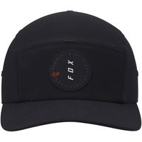 Men's Fox Black Clean Up Five Panel - Snapback Hat