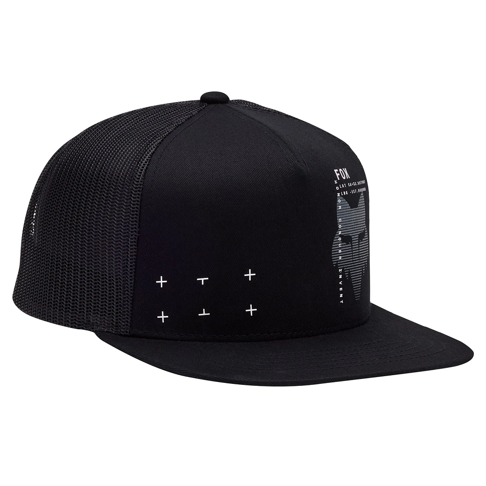 Casquette Fox Dispute Snapback noire pour hommes