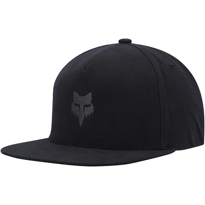 Men's Fox Black Snapback Hat