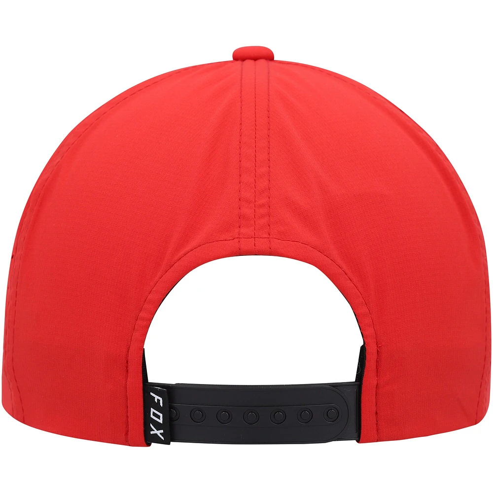 Casquette Snapback réglable Fox Foyl Pro Circuit pour hommes, gris/rouge