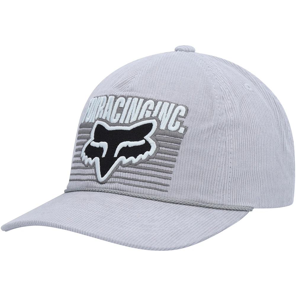 Men's Fox Gray Carv Snapback Hat