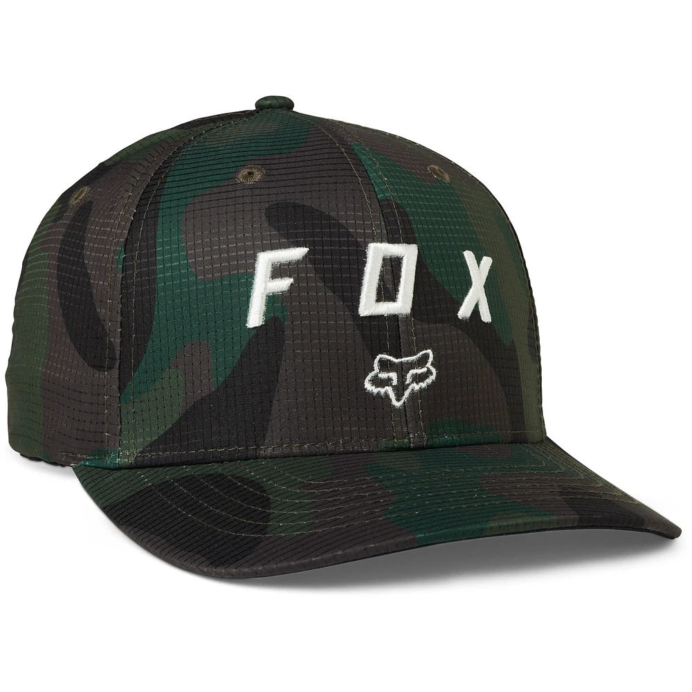 Casquette Fox Green Vzns Camo Tech Flex pour hommes