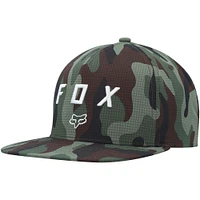 Casquette Snapback Fox Green Vzns Camo Tech pour hommes