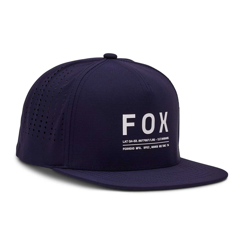 Casquette Snapback Fox Non-Stop Tech bleu marine pour hommes