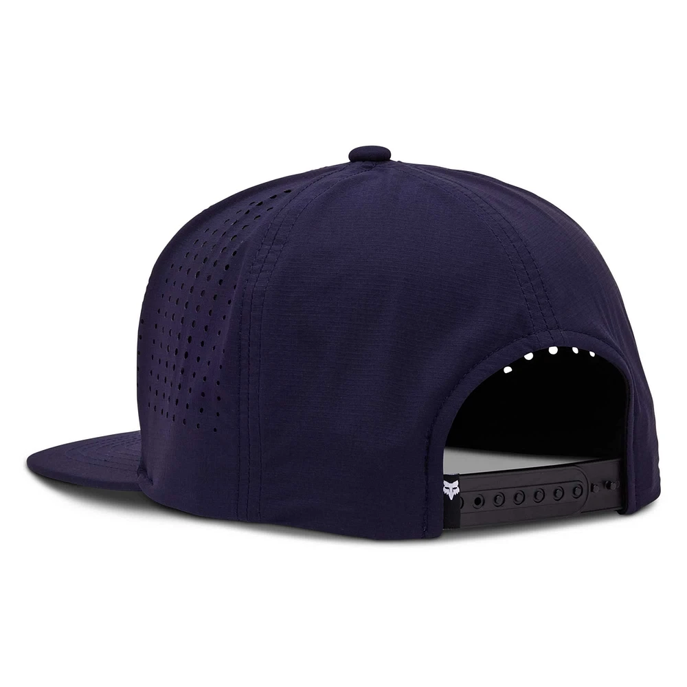 Casquette Snapback Fox Navy Wordmark Tech pour hommes