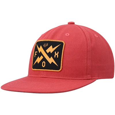 Casquette Snapback Calibrée Rouge Renard Homme