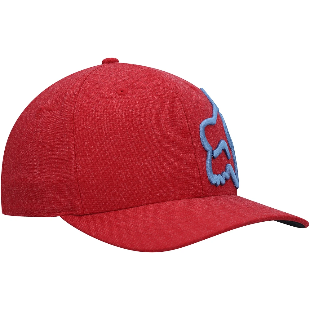 Casquette Fox Clouded 2.0 Flex pour hommes, rouge