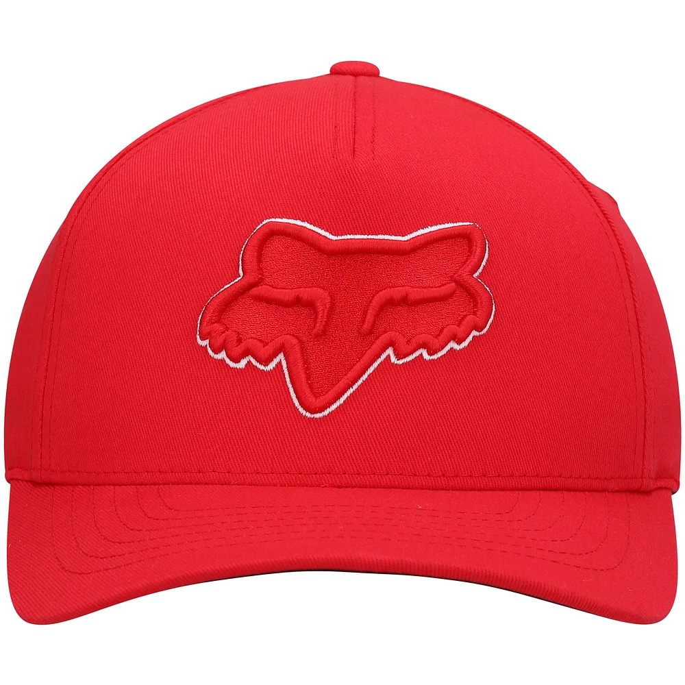 Casquette flexible avec logo Fox Epicycle 2.0 rouge pour hommes