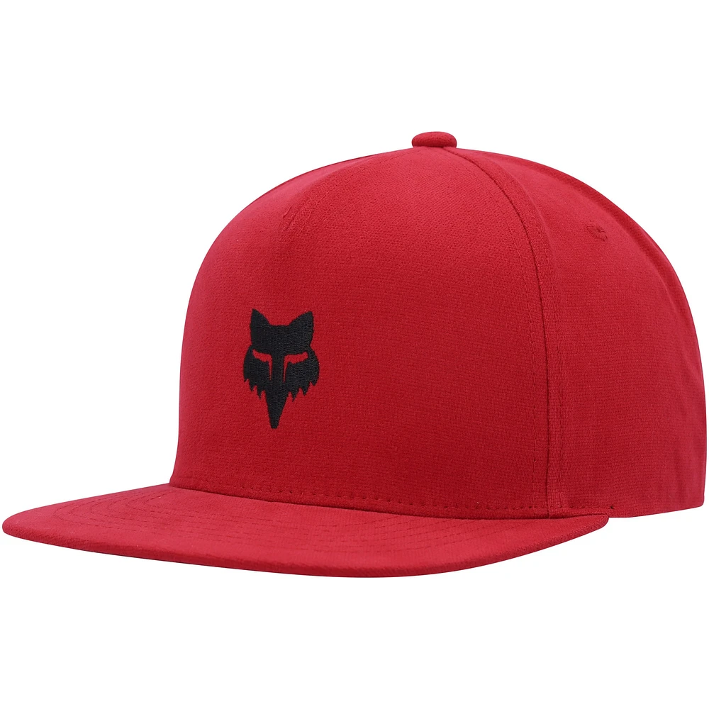 Casquette Snapback Fox Rouge Pour Homme