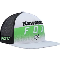 Men's Fox x Kawasaki Gray/Black Snapback Hat