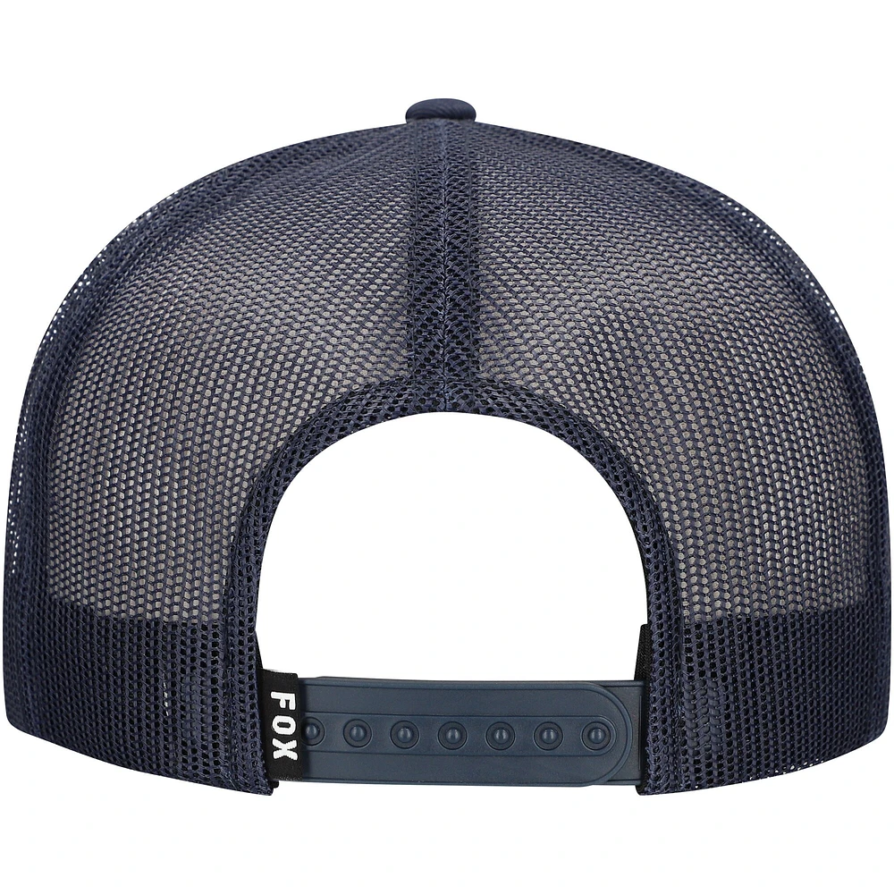 Casquette ajustable pour homme Fox Racing Hotlaps Trucker bleu marine