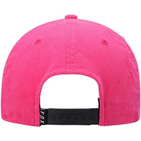 Men's Pink Fox Racing Brushed Snapback Hat