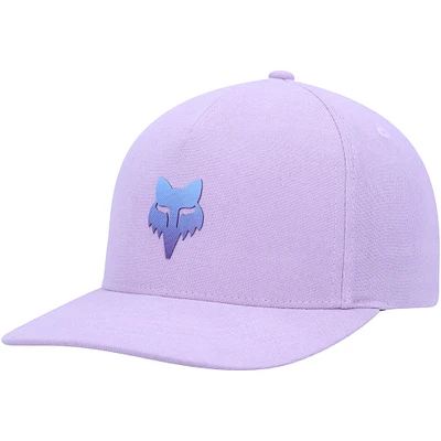 Casquette ajustable de camionneur magnétique violet Fox pour femmes