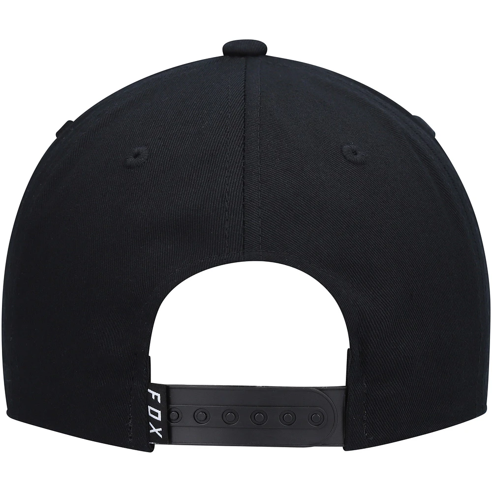 Casquette Fox Celz Flexfit noire pour jeunes