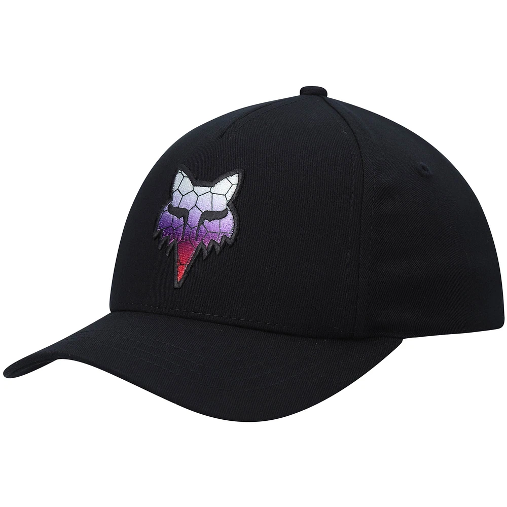 Youth Fox Black Skarz Flex Hat