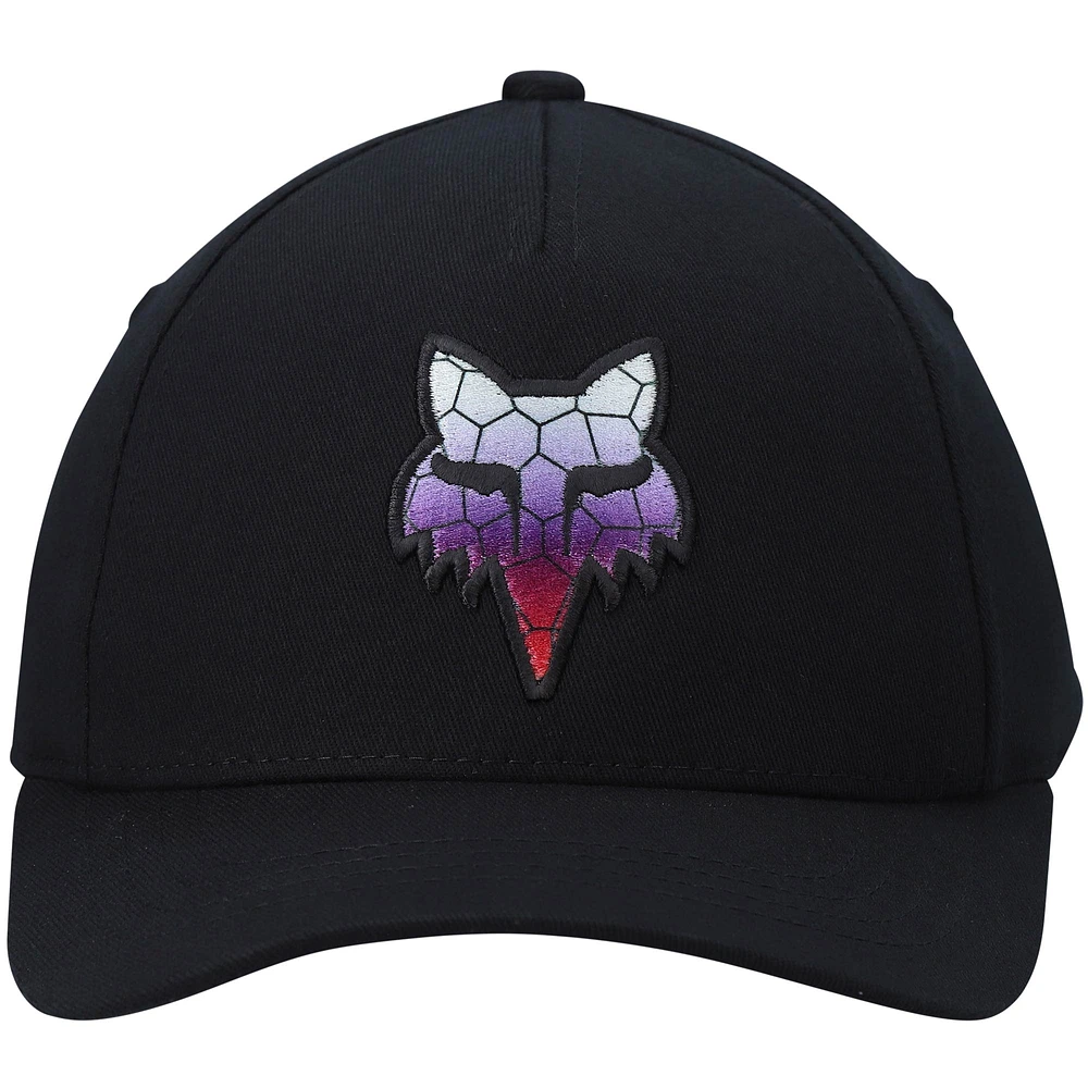 Youth Fox Black Skarz Flex Hat