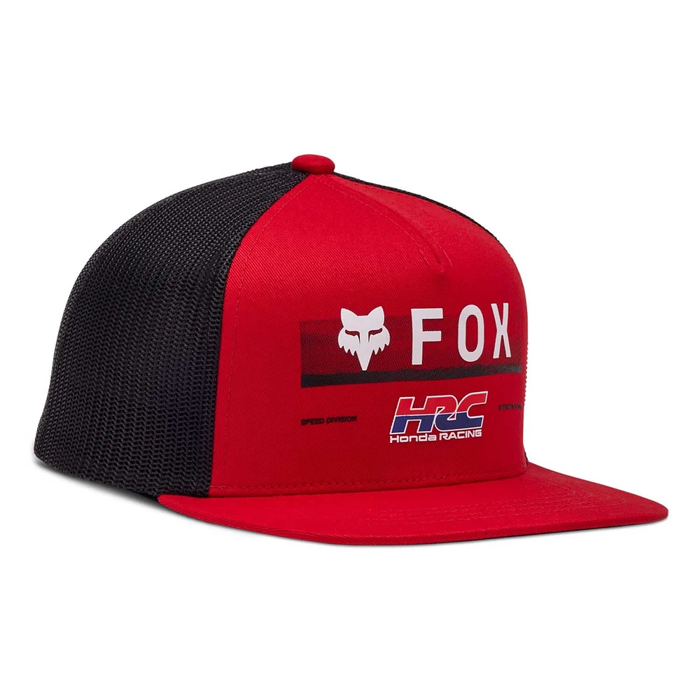 Youth Fox Red Honda Snapback Hat