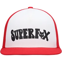 Casquette Snapback Fox Super Trik Blanc/Rouge pour Jeunes