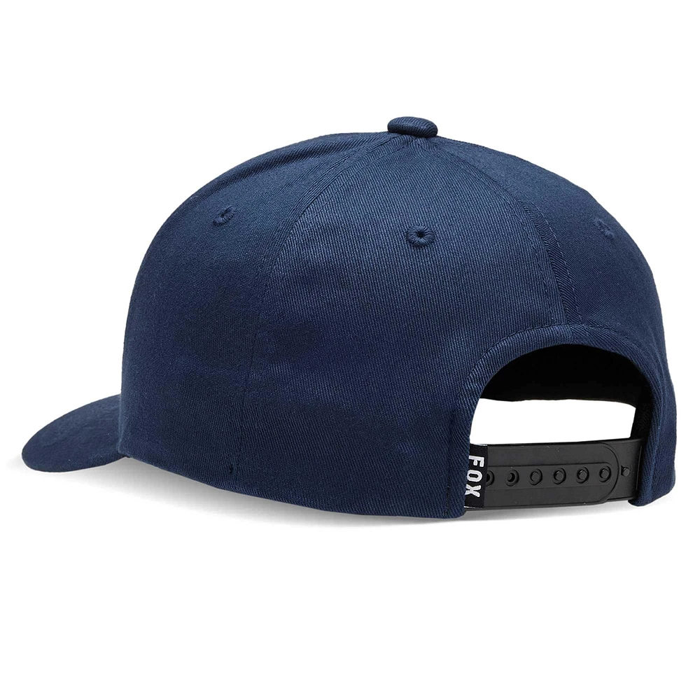 Youth Navy Fox Head 110 Structured Adjustable Hat