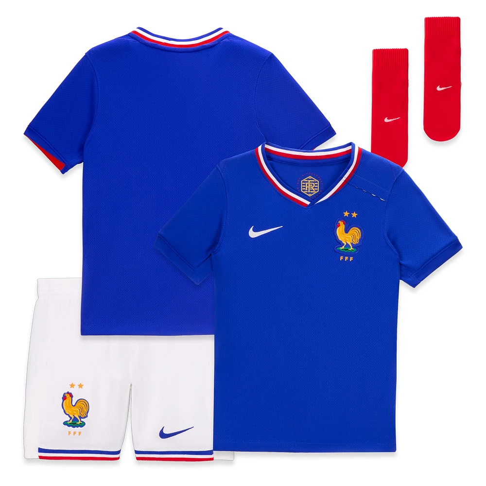 Infant Nike  Blue France National Team Stadium Jersey Kit Set