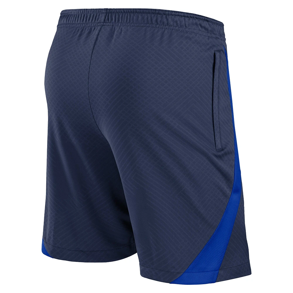 Short de performance Strike l'équipe nationale France Nike bleu marine pour homme