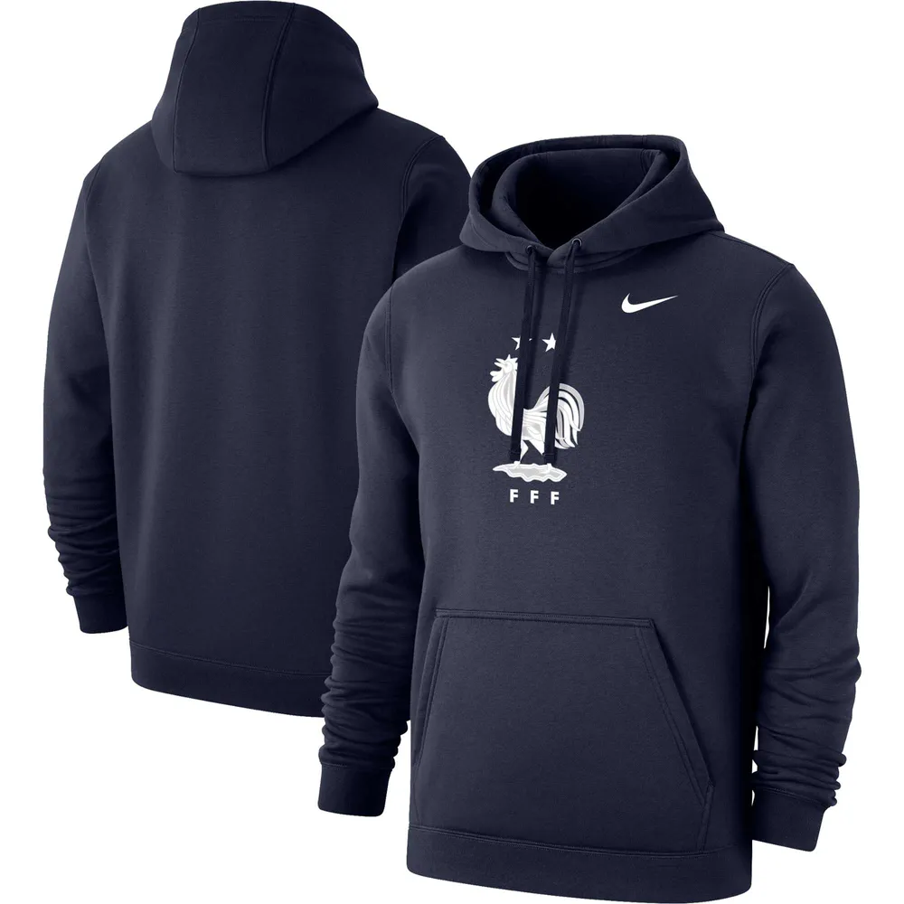 Lids France National Team Nike Club Primary Pullover Hoodie | Tree Mall