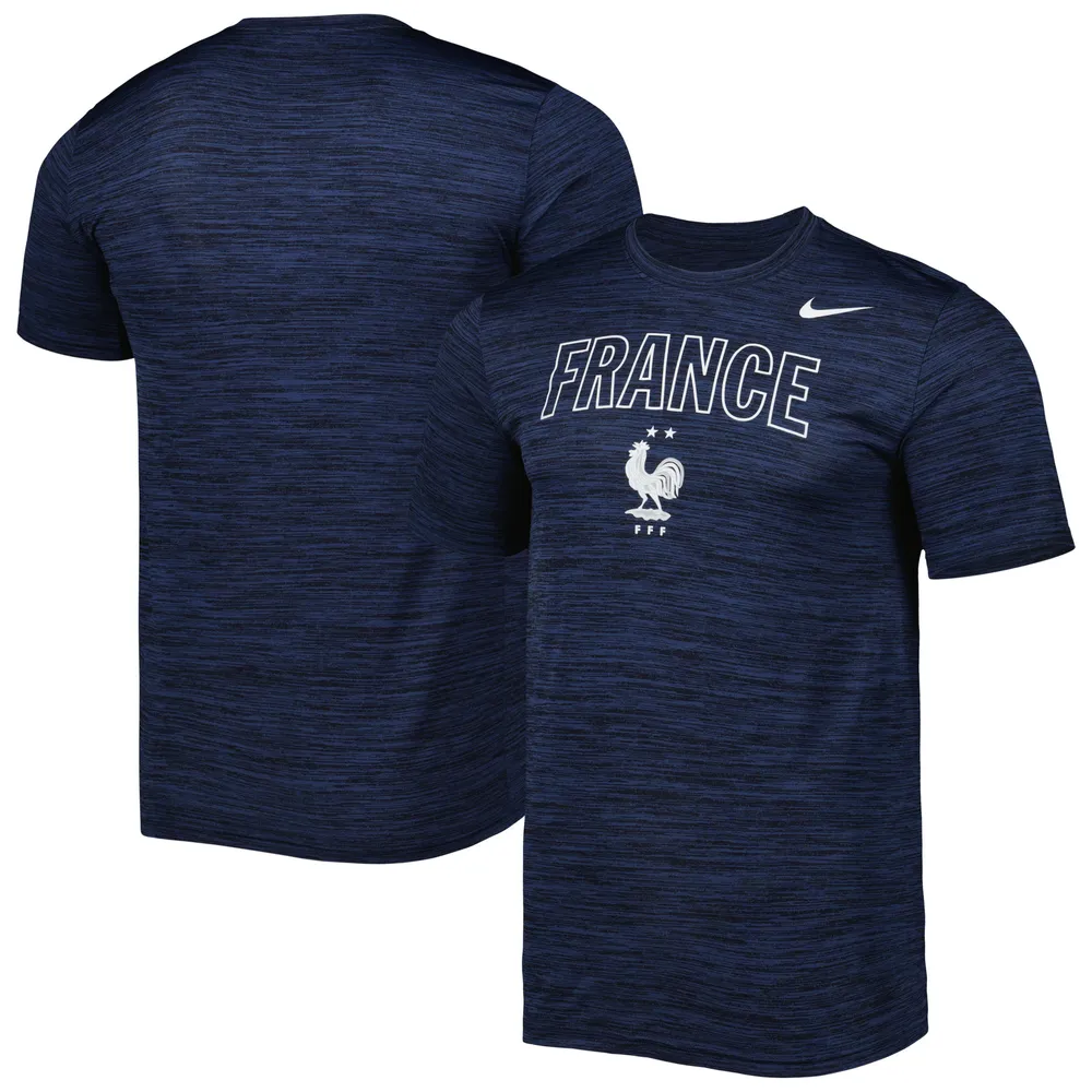 France National Team Lockup Performance T-Shirt - Navy | Brazos Mall